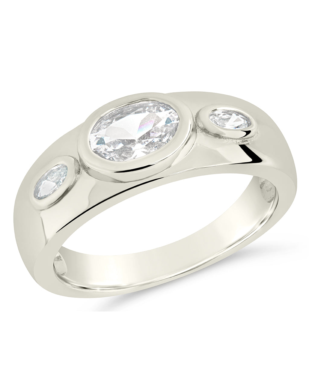 Soren Oval CZ Ring