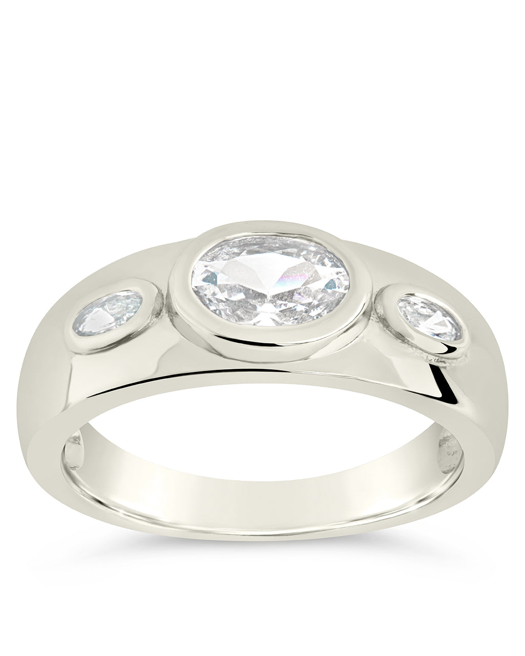 Soren Oval CZ Ring