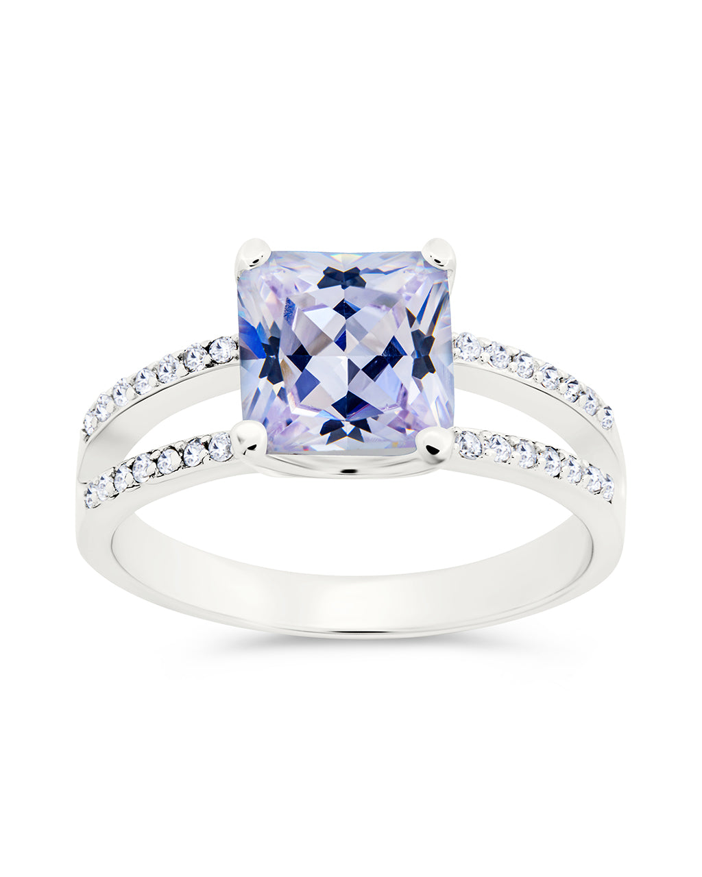 Britney's Engagement Ring in Sterling Silver