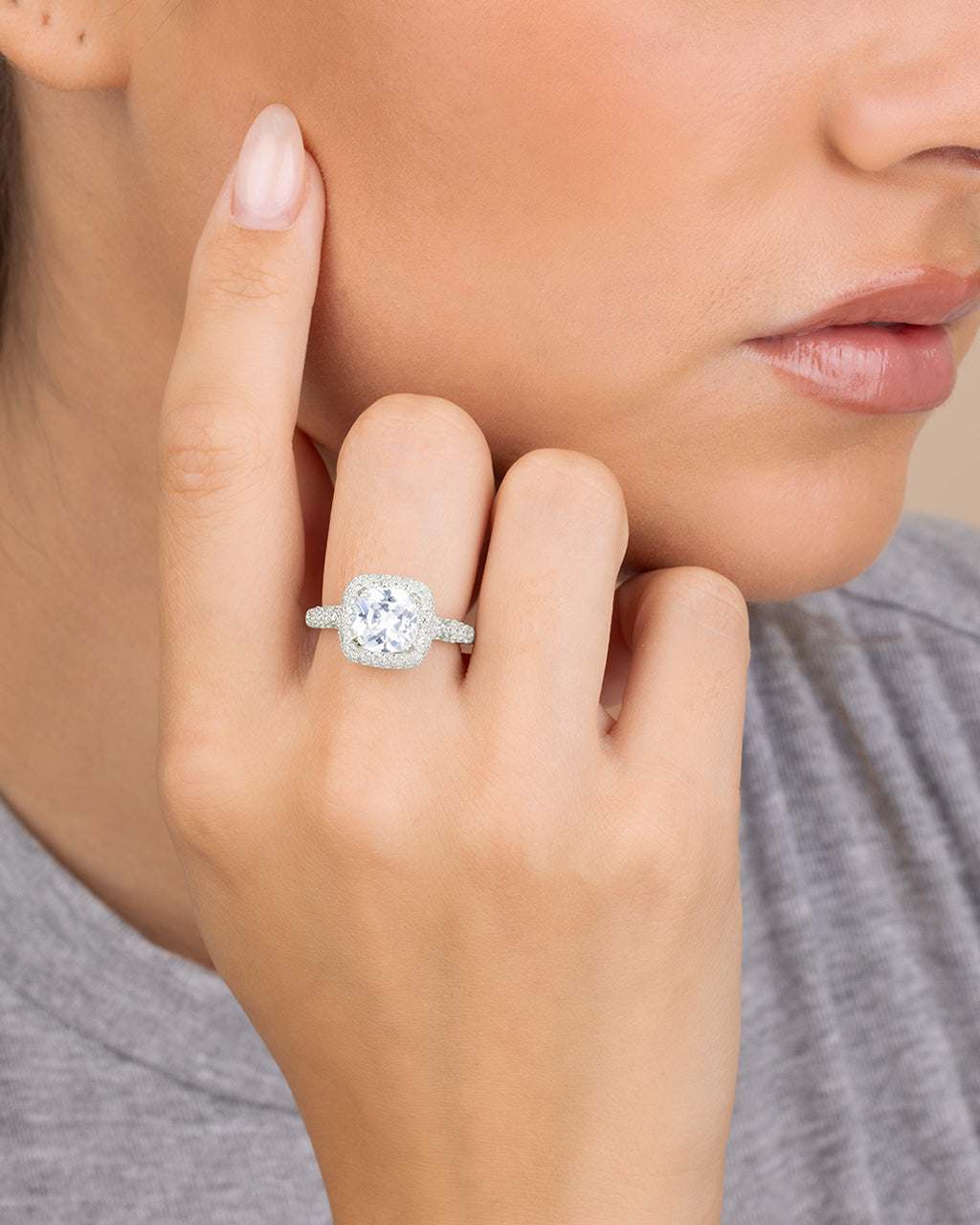 Sterling Silver CZ Legacy Ring