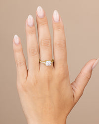 Sterling Silver Princess Cut CZ Promise Ring
