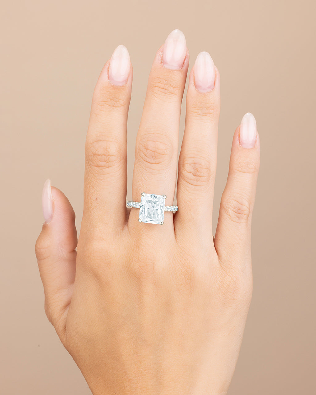 Sterling Silver Eva's Engagement Ring