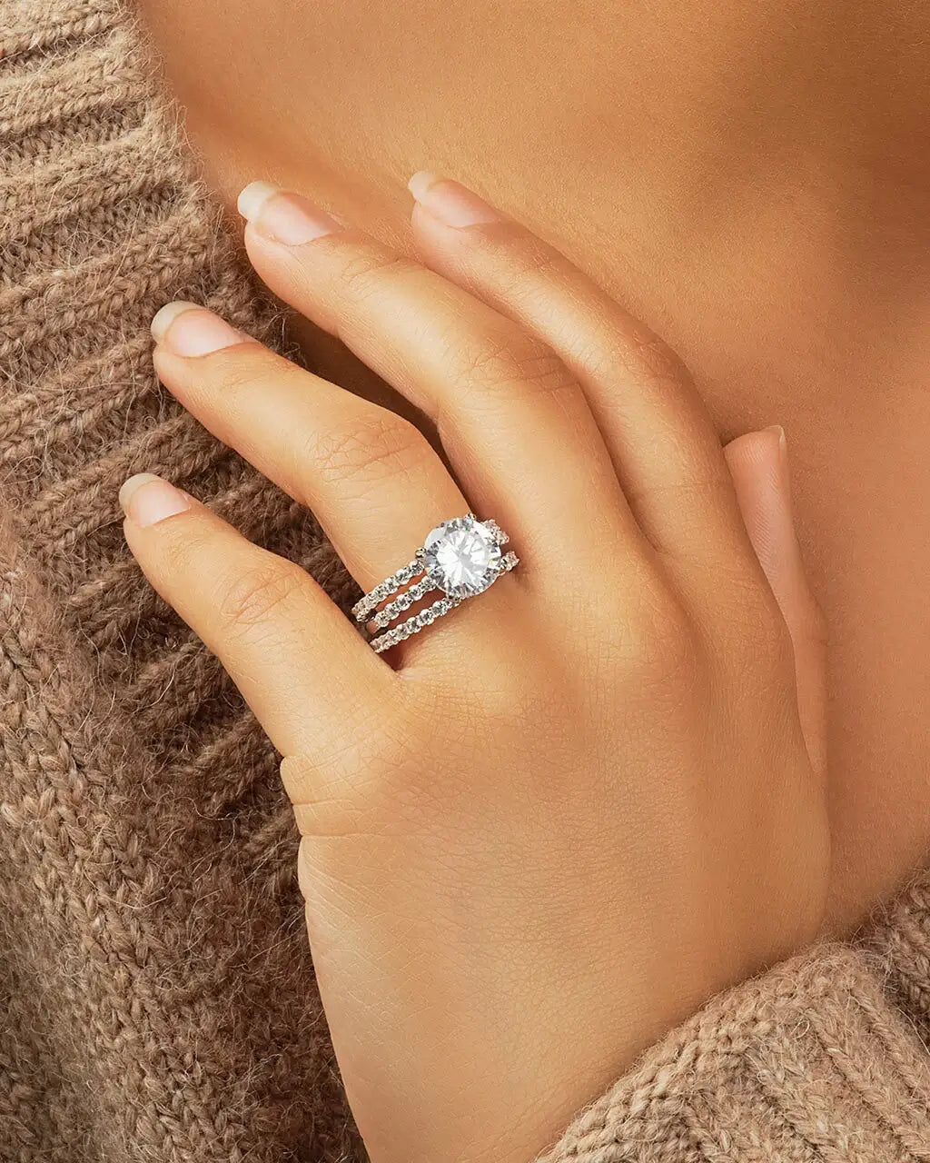 Real sterling silver wedding 2025 rings