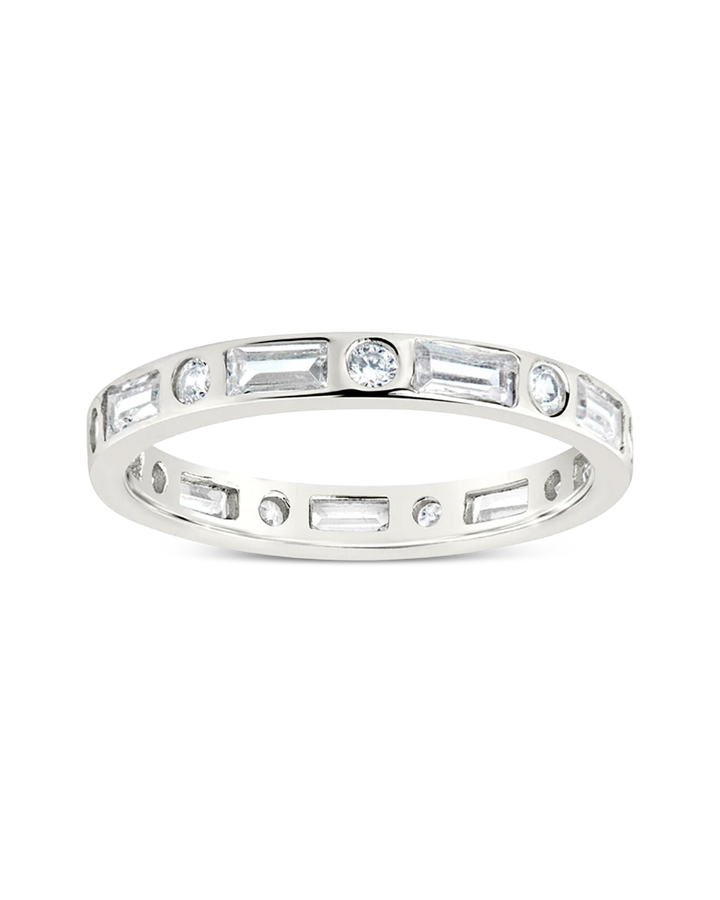 Sterling Silver Ethel CZ Band Ring