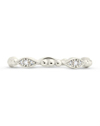 Sterling Silver Lydia CZ Bubble Ring