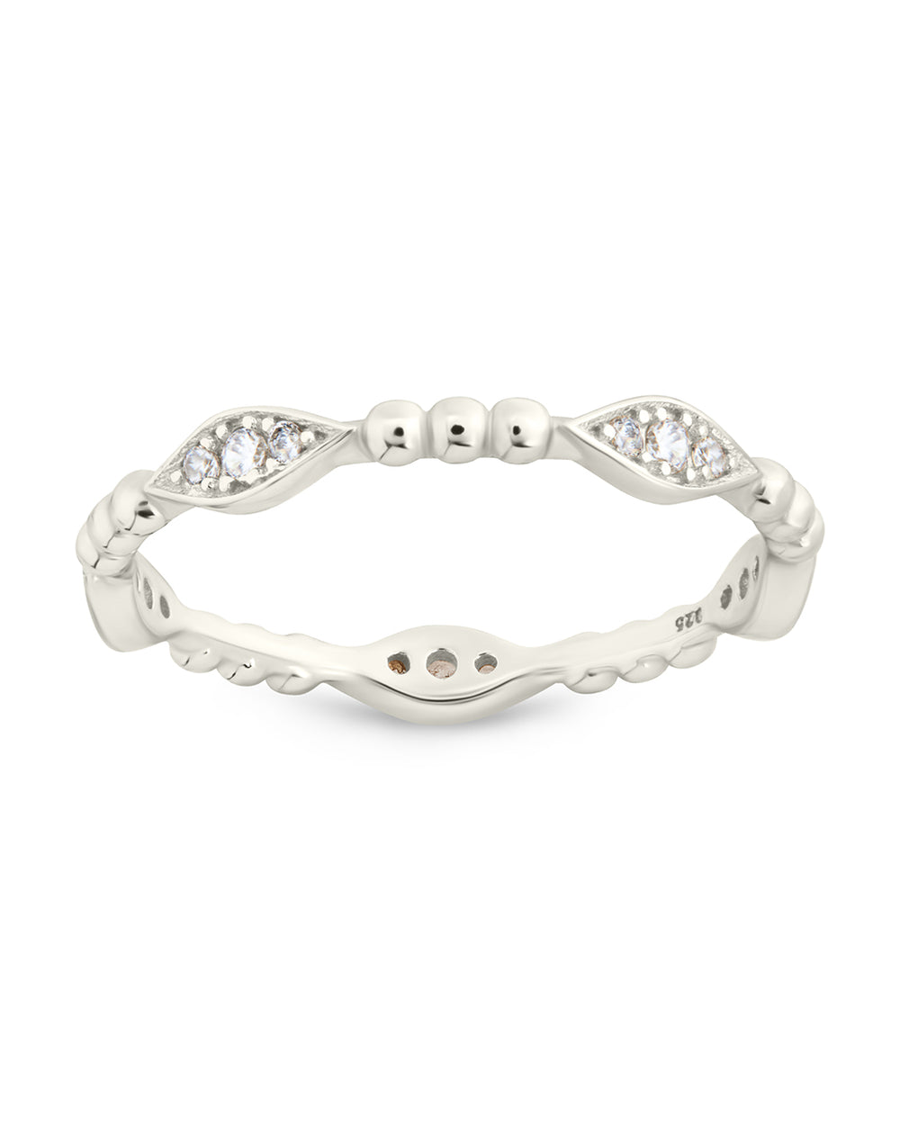 Sterling Silver Lydia CZ Bubble Ring