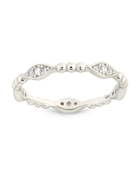 Sterling Silver Lydia CZ Bubble Ring