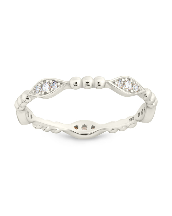 Sterling Silver Lydia CZ Bubble Ring