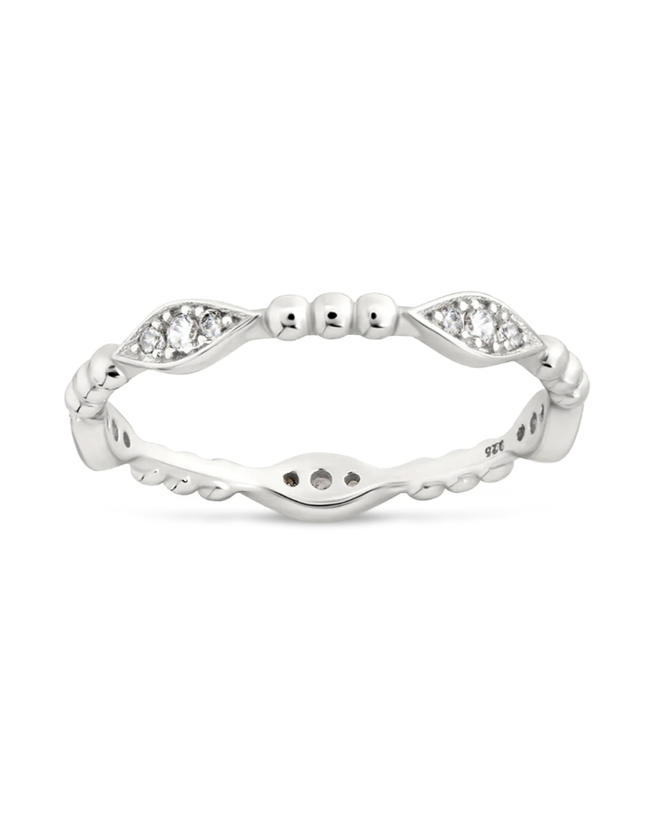 Sterling Silver Lydia CZ Bubble Ring