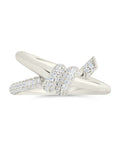 Sterling Silver Irene CZ Twisted Ring - Sterling Forever