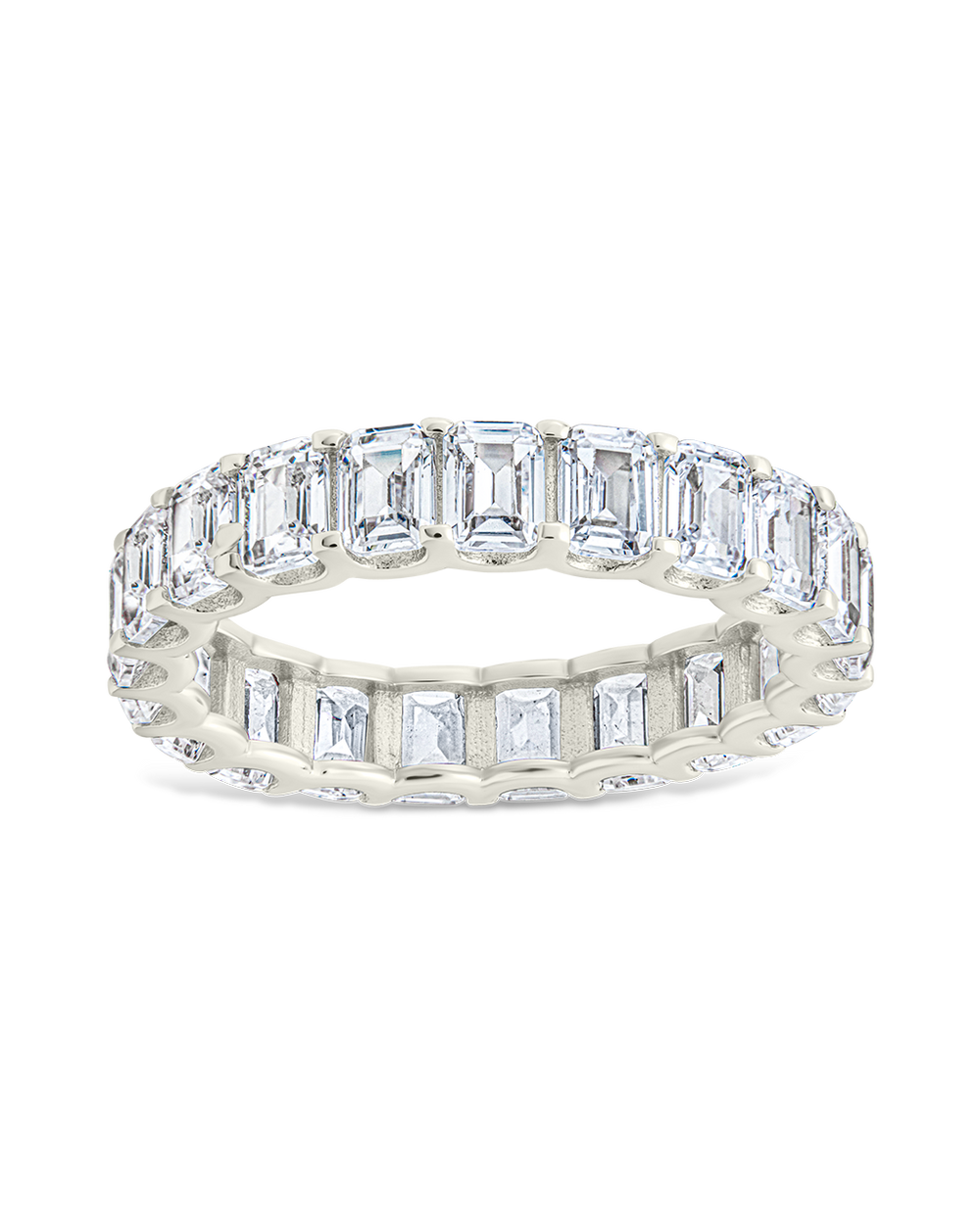 Sterling Silver Rio Baguette CZ Ring