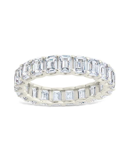 Sterling Silver Rio Baguette CZ Ring