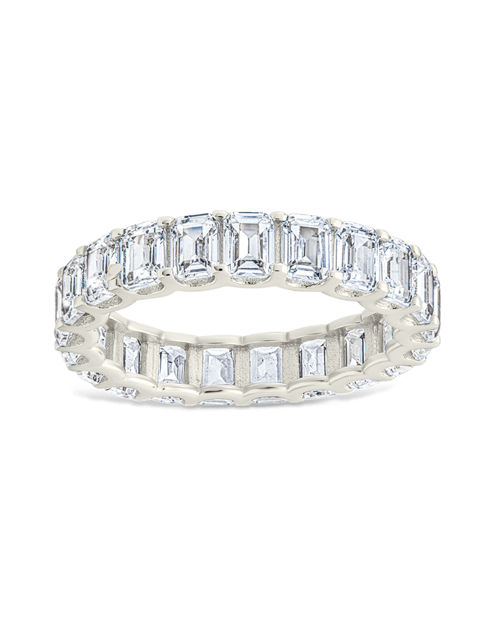 Sterling Silver Rio Baguette CZ Ring