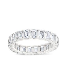 Sterling Silver Rio Baguette CZ Ring