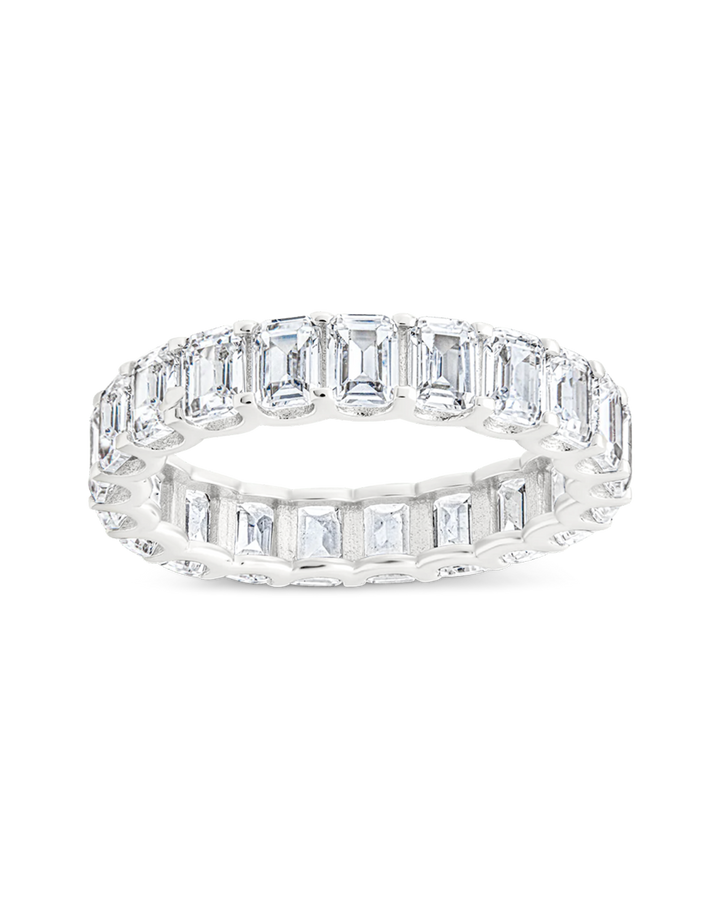 Sterling Silver Rio Baguette CZ Ring