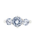 Sterling Silver Nia CZ Round Ring - Sterling Forever