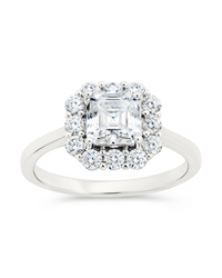 Sterling Silver Shaina CZ Cushion Ring - Sterling Forever