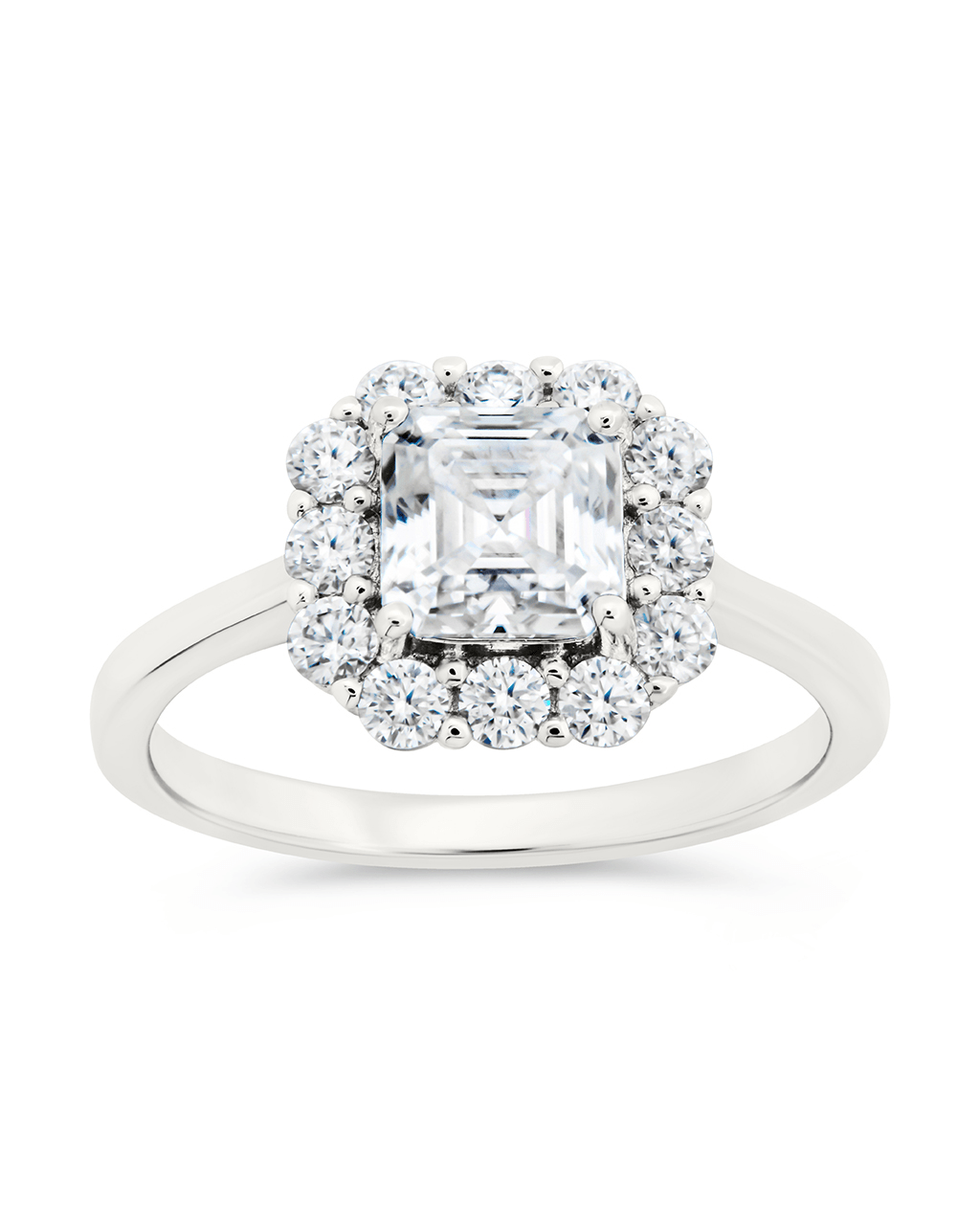 Sterling Silver Shaina CZ Cushion Ring - Sterling Forever