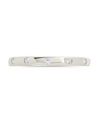 Sterling Silver Mindy CZ Studded Ring - Sterling Forever