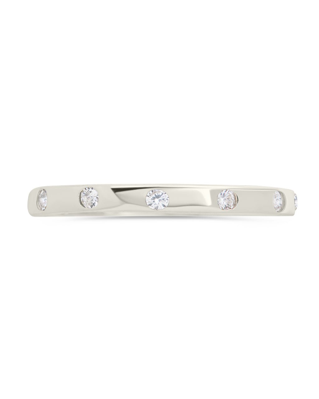 Sterling Silver Mindy CZ Studded Ring - Sterling Forever