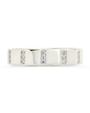Sterling Silver Bradley CZ Ring