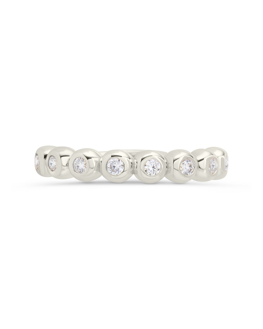 Sterling Silver Trisha CZ Bezel Ring - Sterling Forever