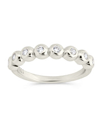 Sterling Silver Trisha CZ Bezel Ring - Sterling Forever
