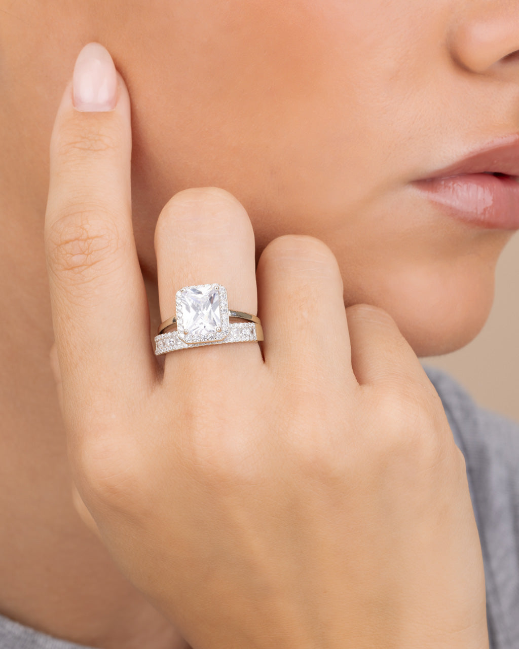 Sterling Silver Arden CZ Ring