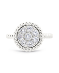Sterling Silver Casey CZ Circle Ring - Sterling Forever
