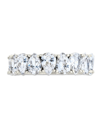Sterling Silver Janis CZ Eternity Band Ring - Sterling Forever