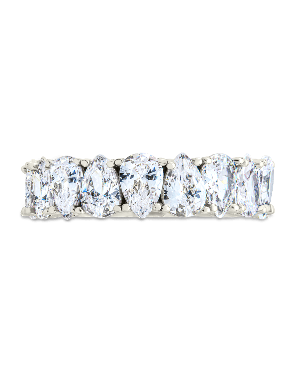 Sterling Silver Janis CZ Eternity Band Ring - Sterling Forever