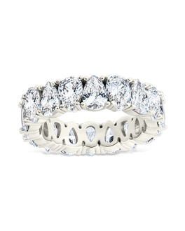 Sterling Silver Janis CZ Eternity Band Ring