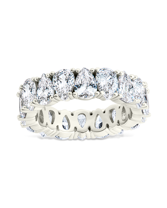 Sterling Silver Janis CZ Eternity Band Ring