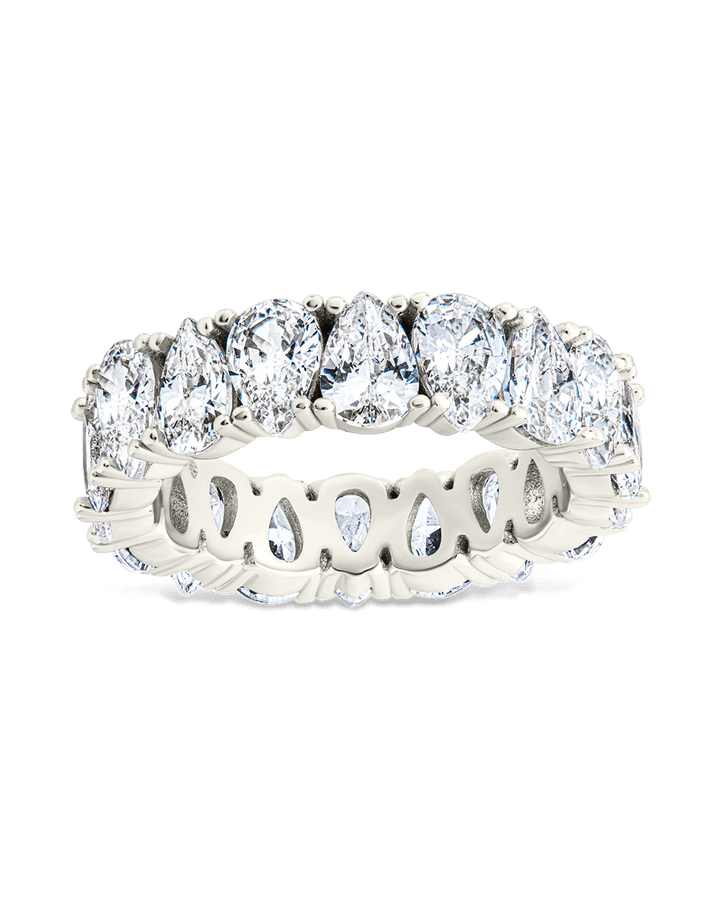Sterling Silver Janis CZ Eternity Band Ring