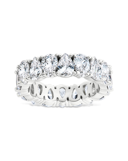 Sterling Silver Janis CZ Eternity Band Ring