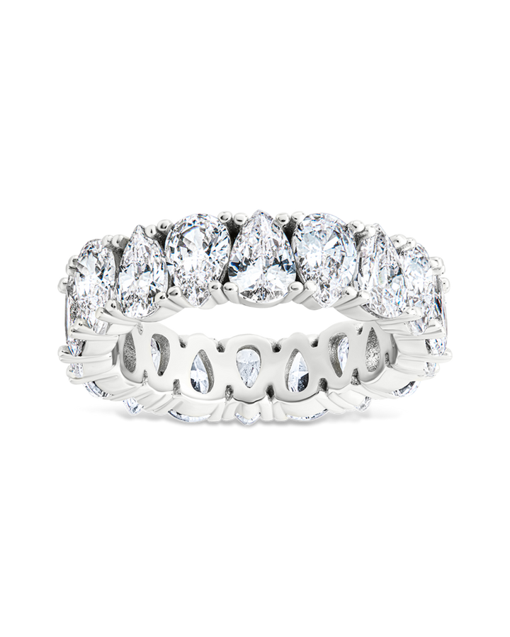 Sterling Silver Janis CZ Eternity Band Ring