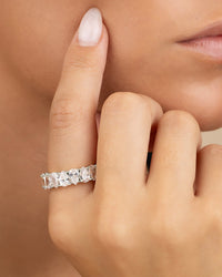 Sterling Silver Janis CZ Eternity Band Ring - Sterling Forever