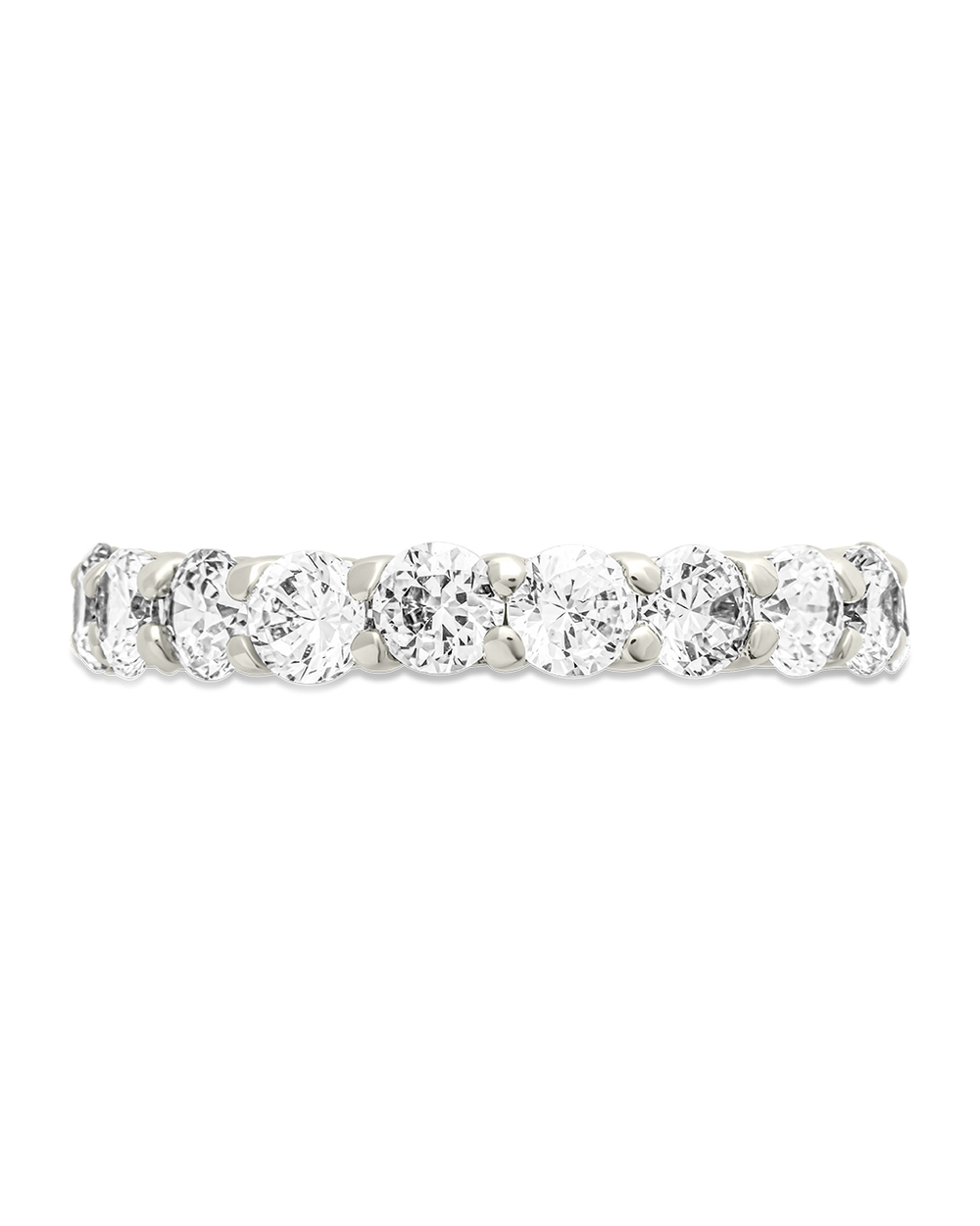 Sterling Silver Gracie CZ Eternity Ring