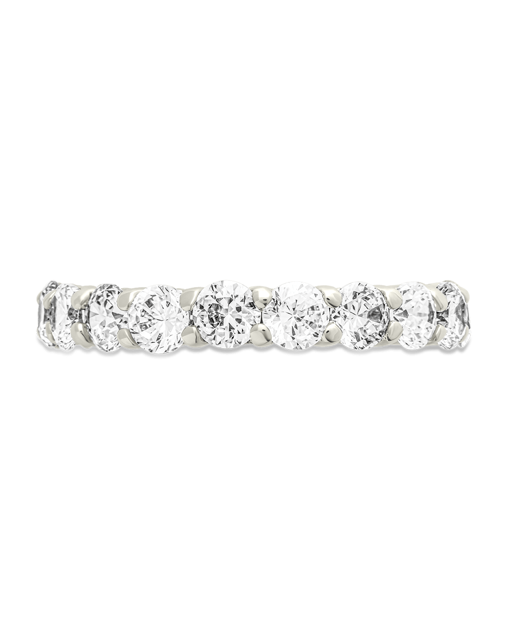 Sterling Silver Gracie CZ Eternity Ring - Sterling Forever