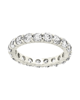 Sterling Silver Gracie CZ Eternity Ring