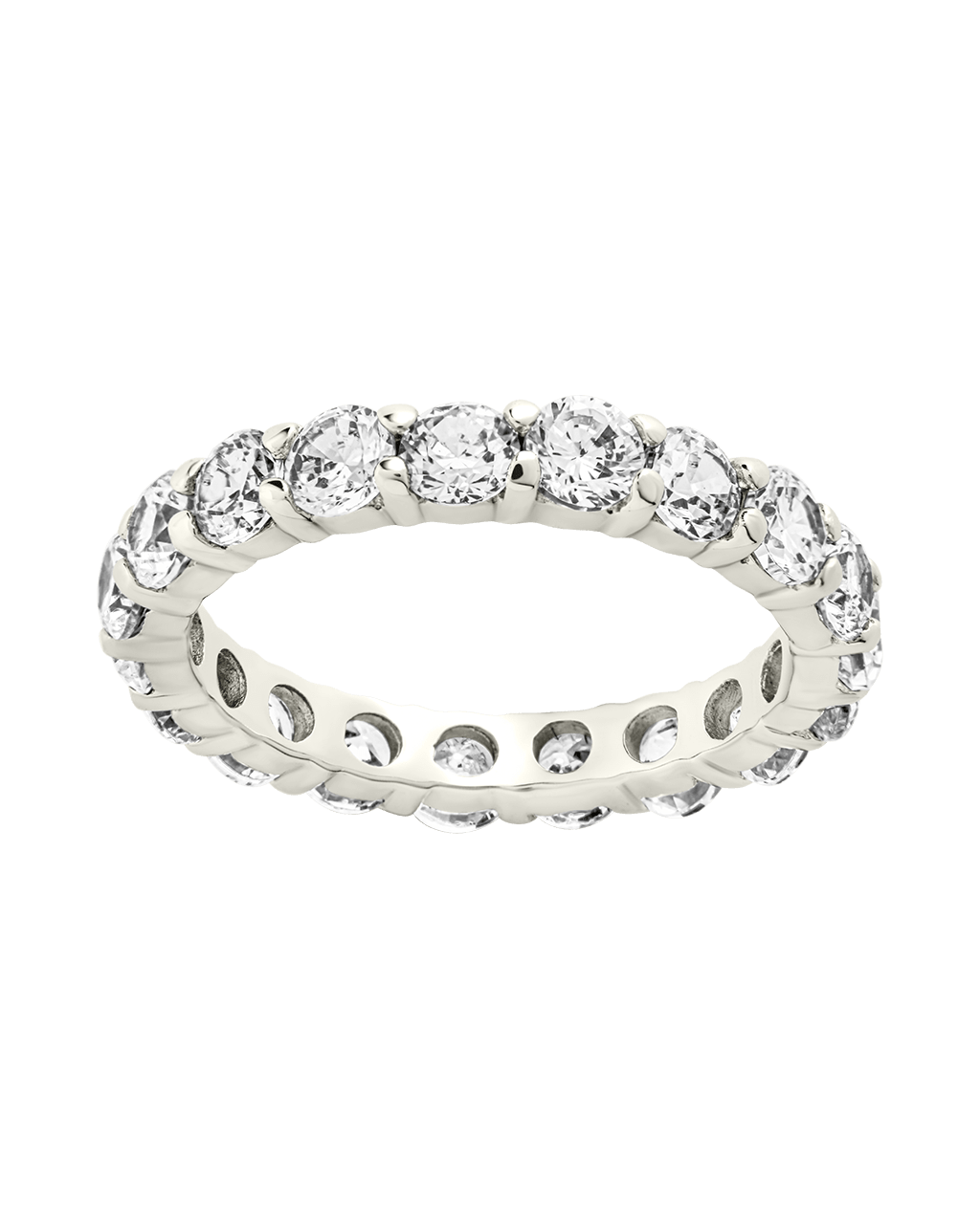 Sterling Silver Gracie CZ Eternity Ring - Sterling Forever