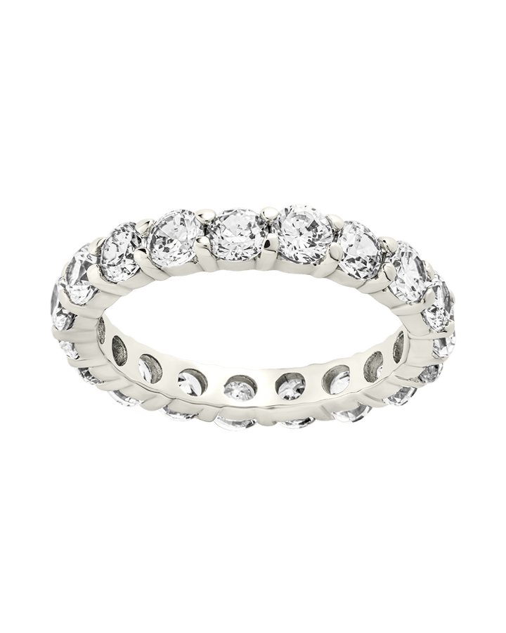 Sterling Silver Gracie CZ Eternity Ring