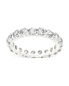 Sterling Silver Gracie CZ Eternity Ring