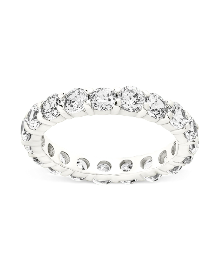Sterling Silver Gracie CZ Eternity Ring