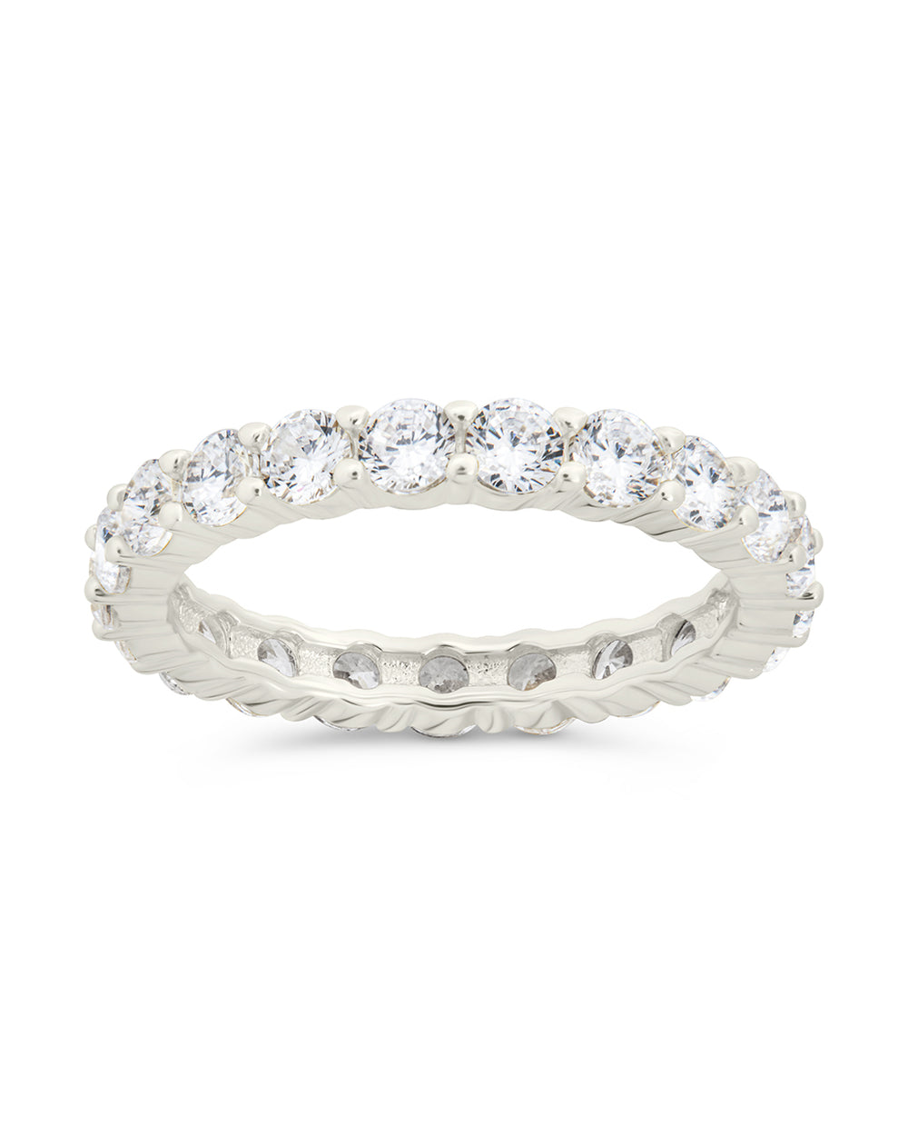 Sterling Silver Gracie CZ Eternity Ring