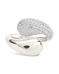 Sterling Silver Cecilia CZ Open Ring - Sterling Forever