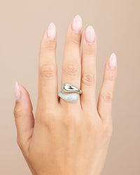Sterling Silver Cecilia CZ Open Ring - Sterling Forever