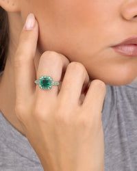 Sterling Silver Emerald CZ Legacy Ring - Sterling Forever