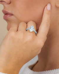 Sterling Silver Marquise & Trillion Ring - Sterling Forever