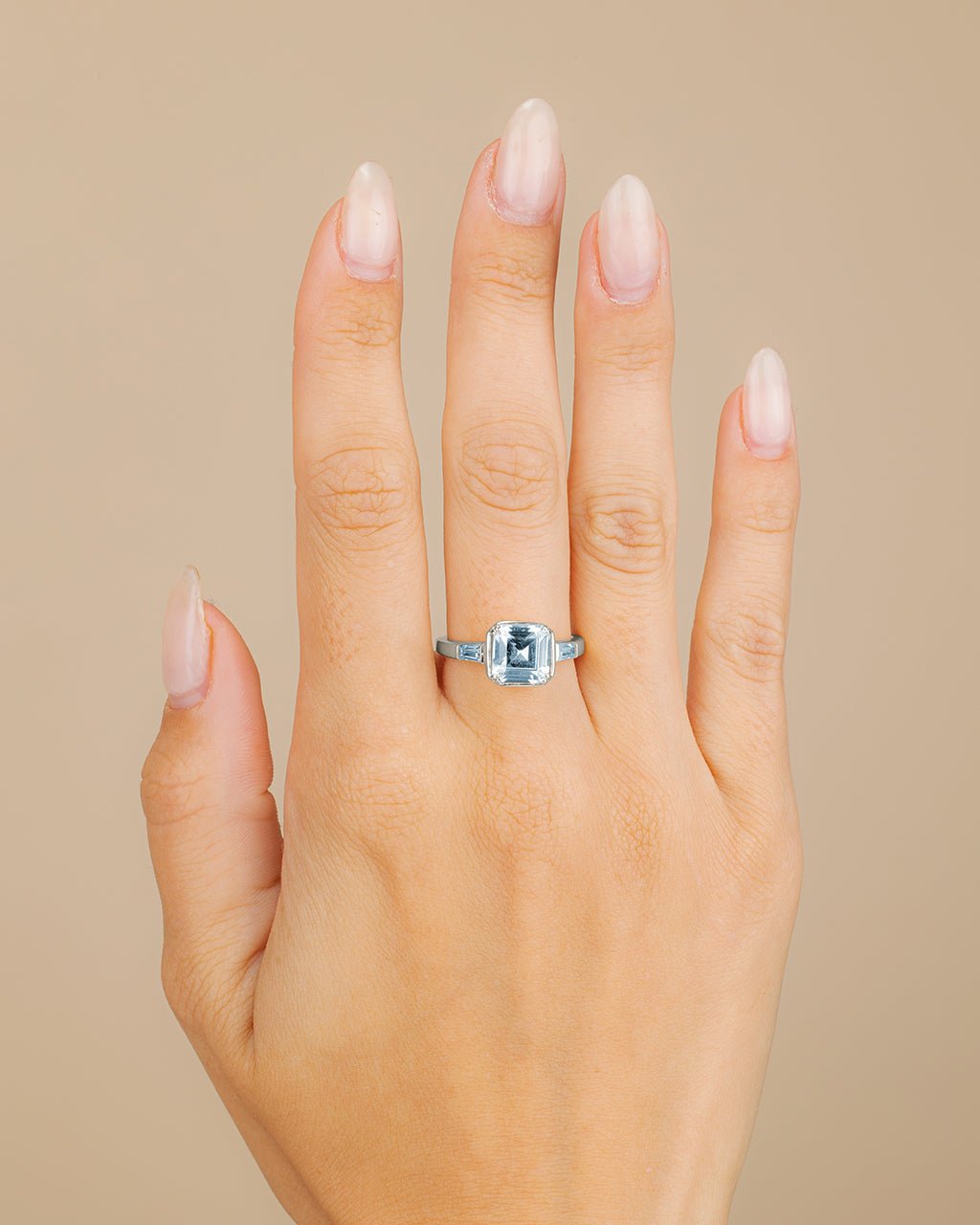 Sterling Silver Asscher Baguette Ring - Sterling Forever